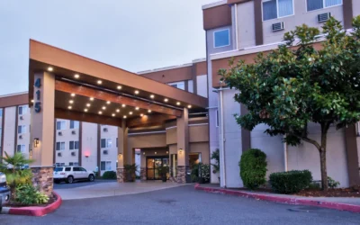 New Porte Cochere and Hotel Lobby Renovation, Pacific, WA