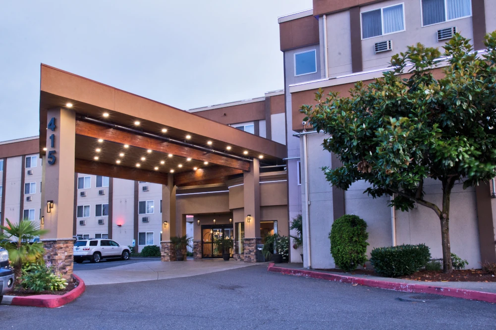 New Porte Cochere and Hotel Lobby Renovation, Pacific, WA