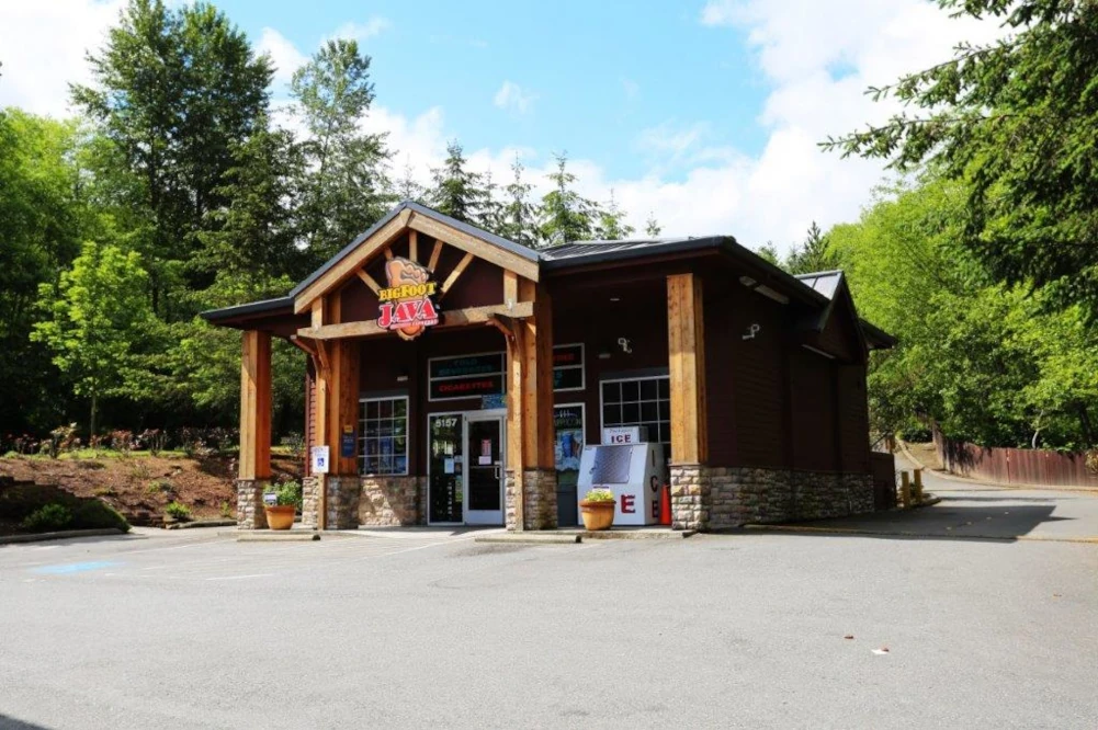 Renovated coffee store drive-through in Bellevue, WA. Contractor: Construction Expeditors. 