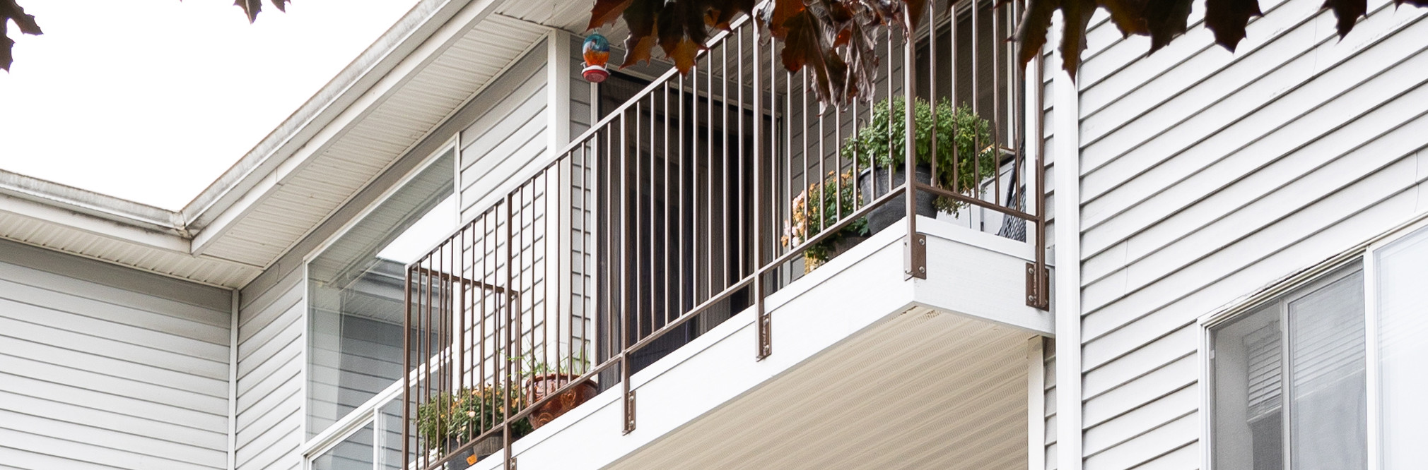 One of 28 balconies renovated by Construction Expeditors.